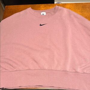 Nike Mauve Sweatshirt with Black Logo
